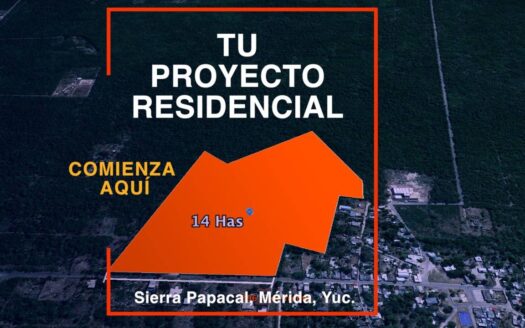 terreno en venta en Sierra Papacal para proyecto inmobiliario